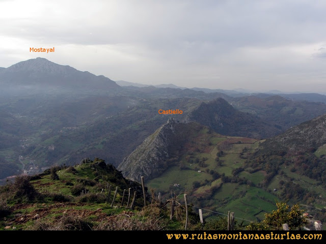 Ruta Baiña, Magarrón, Bustiello, Castiello. Desde el Pico Bustiello, pico Castiello y Mostayal