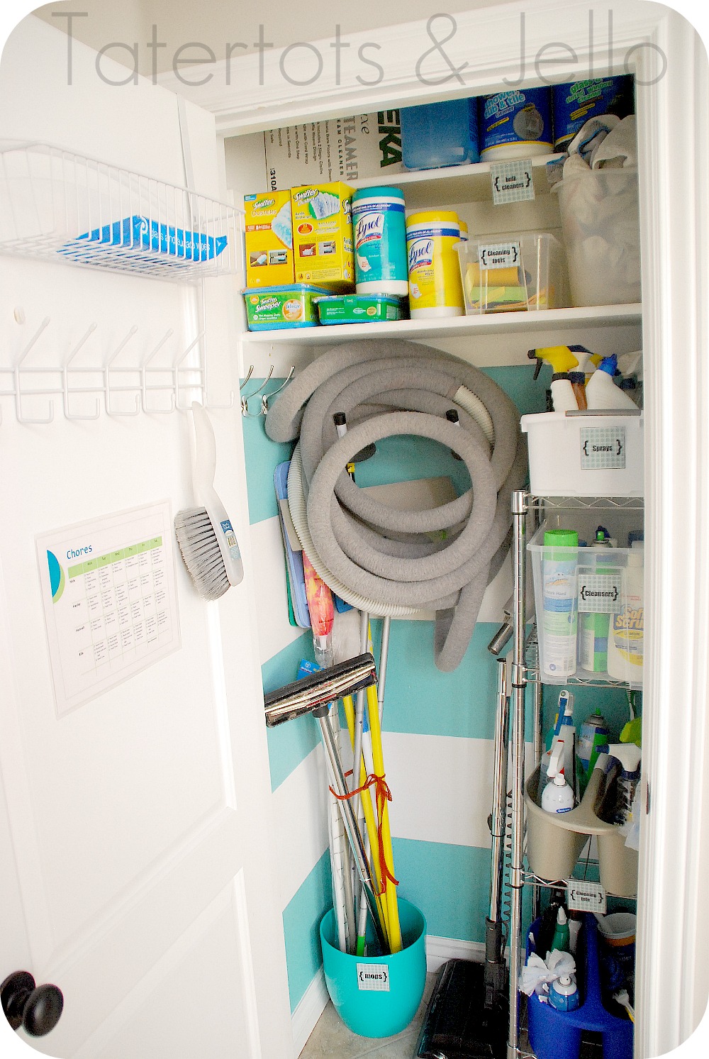 Adventures in DIY: Cleaning Supply Closet