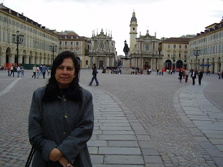 Piazza San Carlo de Turim na Itália