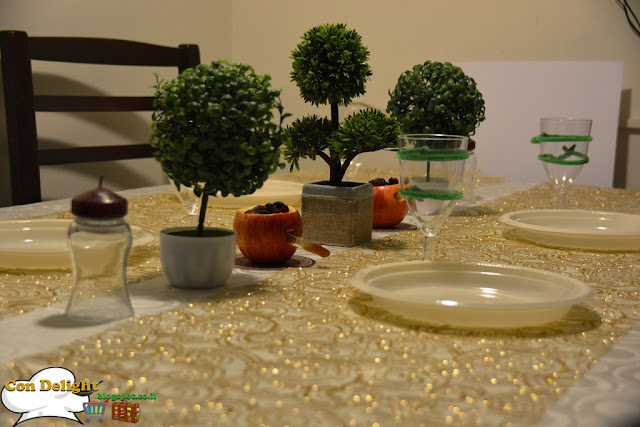 שולחן לחג האילנות Tree holiday table