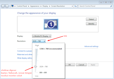 Cara Termudah Merubah Resolusi Layar Windows 7