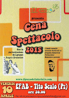 10 APRILE 2015 CENA SPETTACOLO 2015