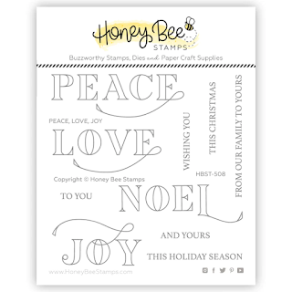 Peace, Love, Joy Stamps