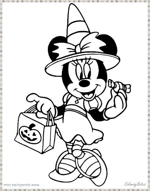 Minnie Mouse Coloring Pages for kids free printable