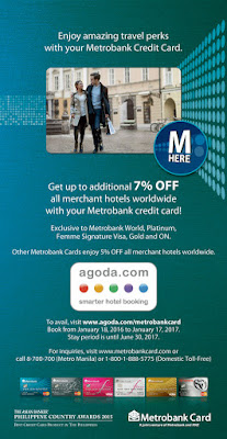 Metrobank Credit Card Promo Agoda