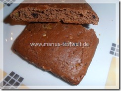 Pfefferkuchen geteilt
