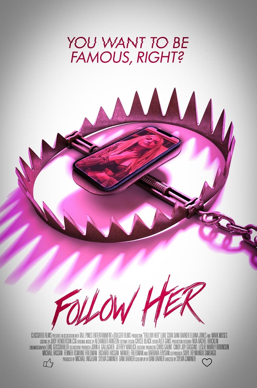Вышел трейлер социального фильма ужасов «Подписывайся на неё» (Follow Her) - Постер 1