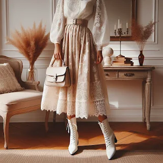 Com Vestidos ou Saia: elas podem adicionar um toque interessante a vestidos ou saias