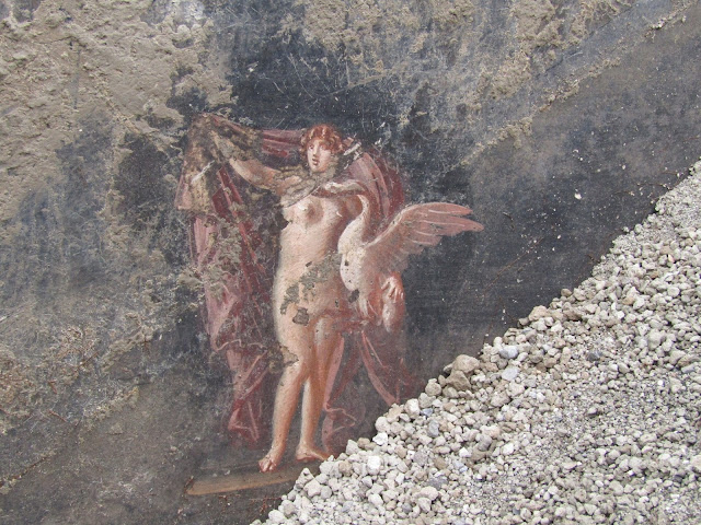 Η Λήδα και ο κύκνος. [Credit: Pompeii - Parco Archeologico]