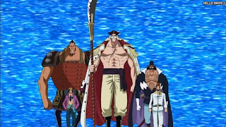 ワンピースアニメ 頂上戦争編 485話 白ひげ 最後 Edward Newgate | ONE PIECE Episode 485