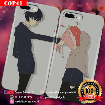 Casing couple motif muslim muslimah COP41