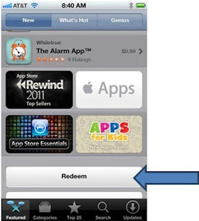 Como resgatar o codigo iTunes Store EUA em iPhone App
