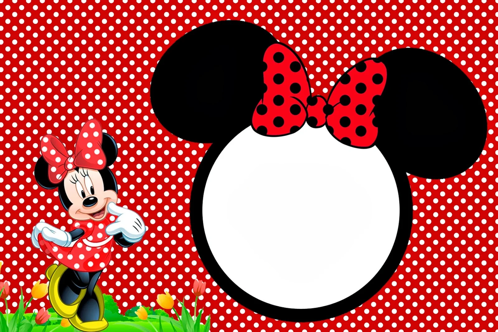 Minnie Free Printable Invitations.