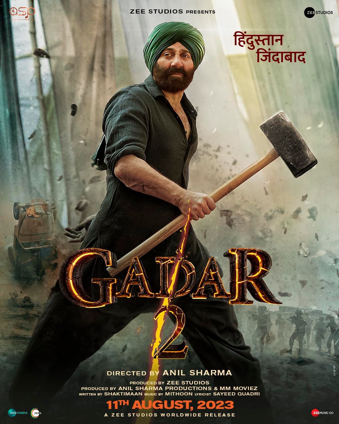 Bollywood movie Gadar 2 Box Office Collection wiki, Koimoi, Wikipedia, Gadar 2 Film cost, profits & Box office verdict Hit or Flop, latest update Budget, income, Profit, loss on MTWIKI, Bollywood Hungama, box office india
