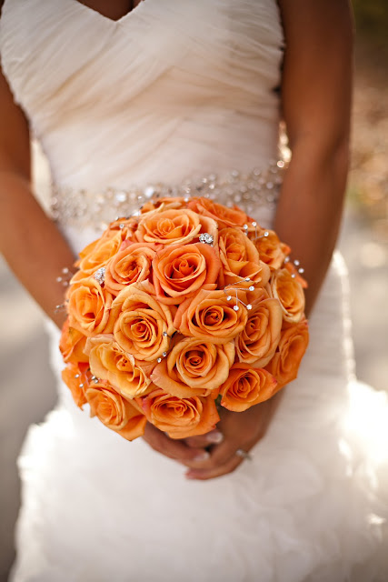 Orange Flowers - Little Flower Shop - Wedding Rentals - Winnipeg, Manitoba