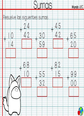 fichas-practicar-sumas-restas-primaria