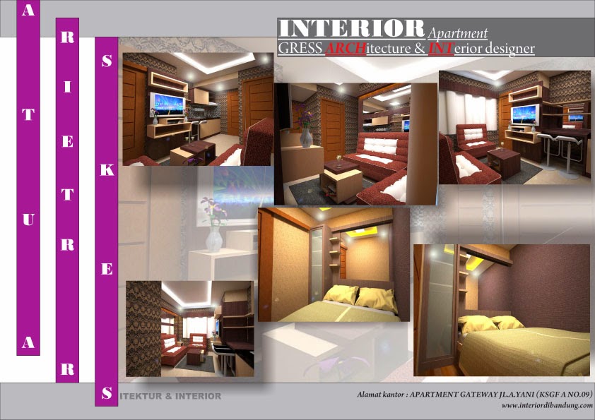 Design Interior Apartemen Tipe 36