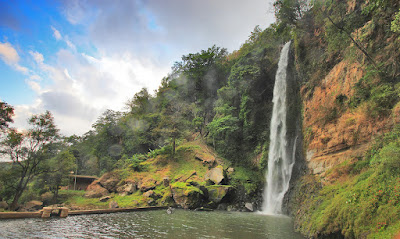 View from west of Ogi waterfall