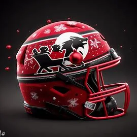 Arkansas State Red Wolves Christmas Helmets