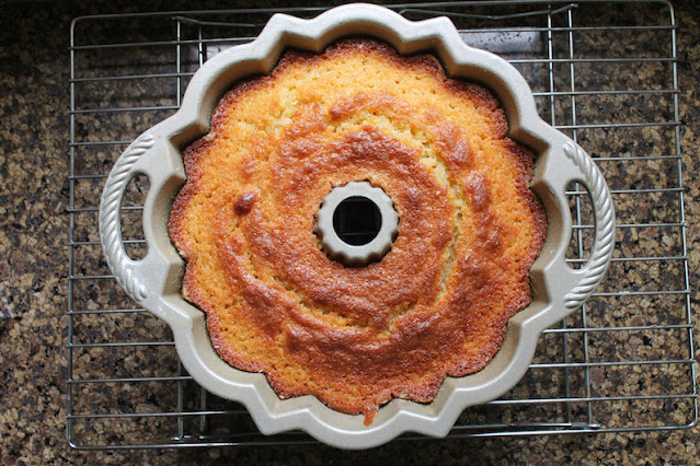 Food Lust People Love: Tart and sweet with a tender crumb, this passionfruit pound cake is topped with an equally flavorful passionfruit glaze. Bake in 6-cup Bundt pan.