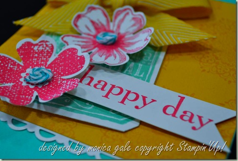 Stampin'Up! Flower Shop, Happy Day, Chalk Talk close