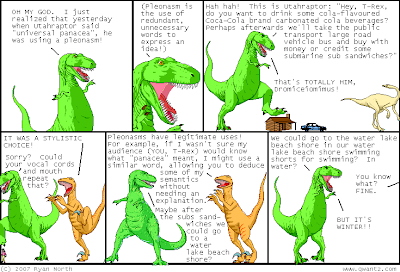 Dinosaur Comics 17 Dec 07