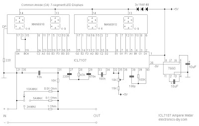 Rangkaian Ampere Meter Digital