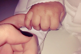 Kendall Jenner shares adorable picture of baby North's tiny hand