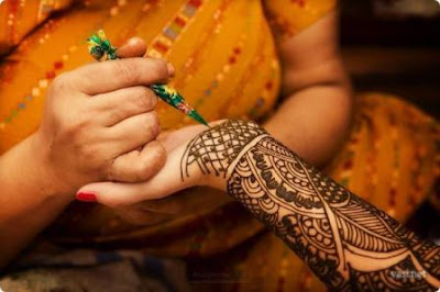 Arabic mehndi design