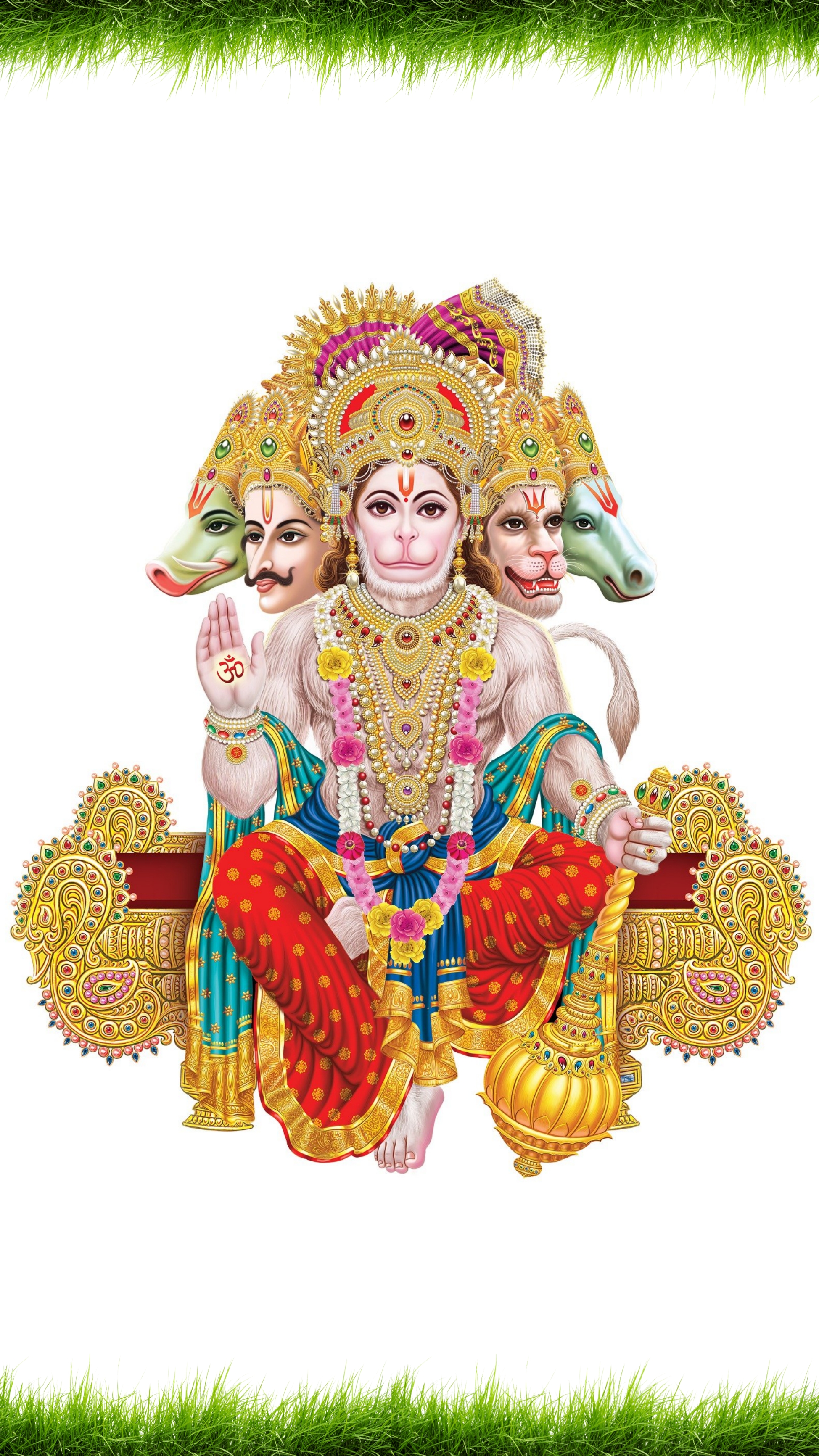 100 Panchmukhi Hanuman Wallpapers  Wallpaperscom