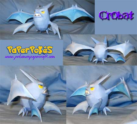 Pokemon Crobat Papercraft