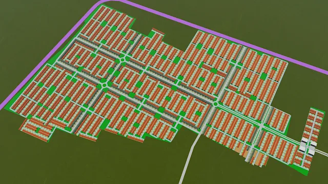 contoh gambar blok plan perumahan
