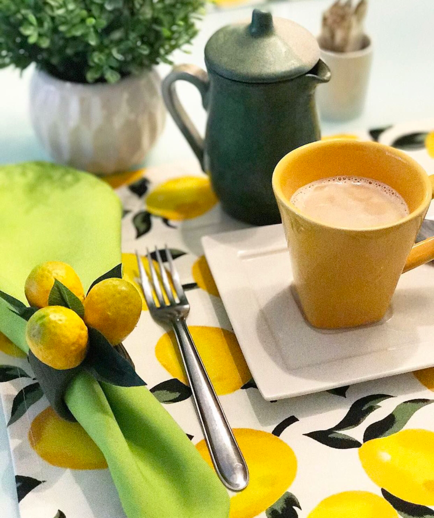 Mesa Posta lardocecasa limão siciliano