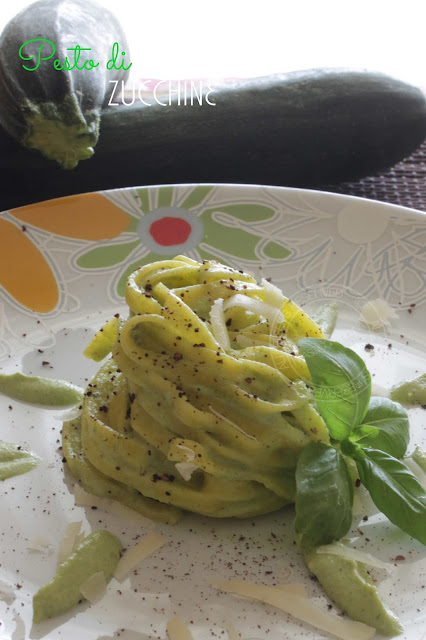 Pesto di zucchine e mandorle