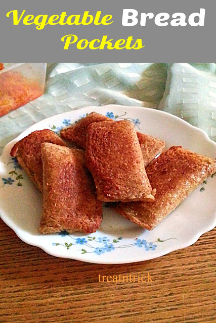 Vegetable Bread Pockets Recipe @ treatntrick.blogspot.com