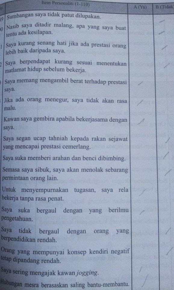 Contoh Soalan Ujian MEdSI / Malaysian Educators Selection 