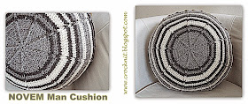 free crochet patterns circular cushion men