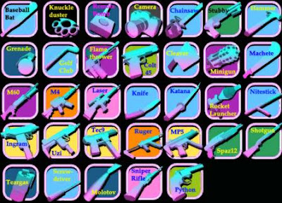 gta vice city weapons