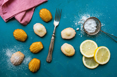 madeleine beurre salé glaçage citron