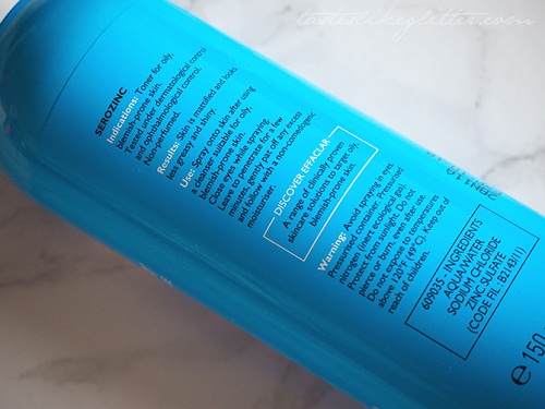 Review La Roche-Posay Serozinc Xịt Khoáng Cho Da Mụn, Nhạy Cảm, la roche posay, xịt khoáng, xịt khoáng la roche posay, laroche posay serozinc