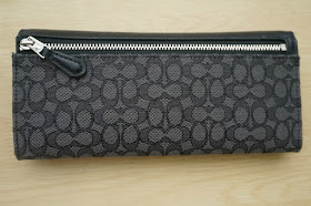 COACH Soft Wallet in Signature Coated Canvas (Style 52575)