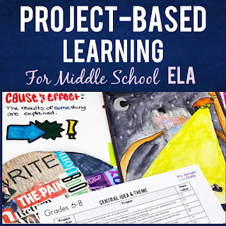Are you looking for a fun and engaging way for your Middle School students to practice their knowledge with the reading standards? This middle school project based learning set of 91 different projects is perfect for getting even your most reluctant learners on board!