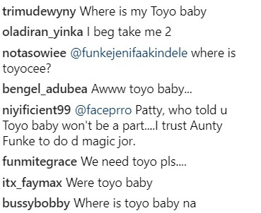 FANS ASK FUNKE AKINDELE WHY "TOYO BABA". IS OMITTED FROM JENIFA'S 45MIN STAGE PLAY