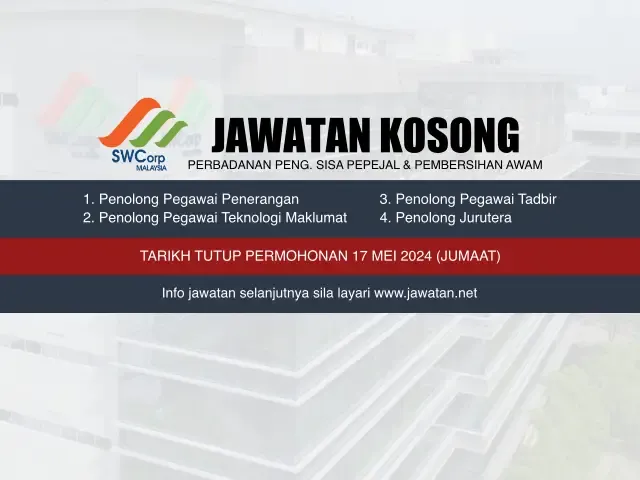 Jawatan Kosong SWCorp Malaysia Mei 2024
