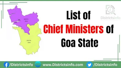 List of Chief Ministers of Goa State