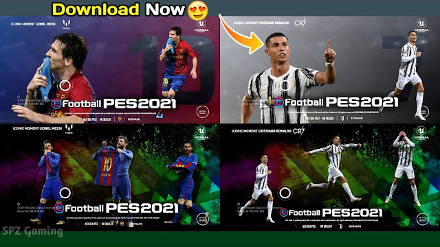 Download PES 2021 Mobile 5.5.0 Iconic Messi & Ronaldo Patch Android Best Graphics