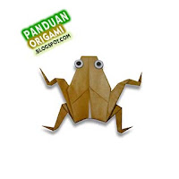 Origami Katak Lucu