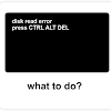 A Disk Read Error Occurred Press Ctrl+Alt+Del To Restart / Pin on A disk read error occurred Press Ctrl+Alt+Del to ... - I've even performed the write zeros to drive function.