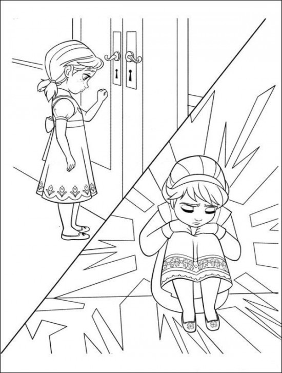 Download Coloring Page World: Frozen (Portrait)