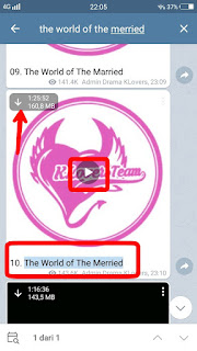 cara nonton drakor gratis di telegram